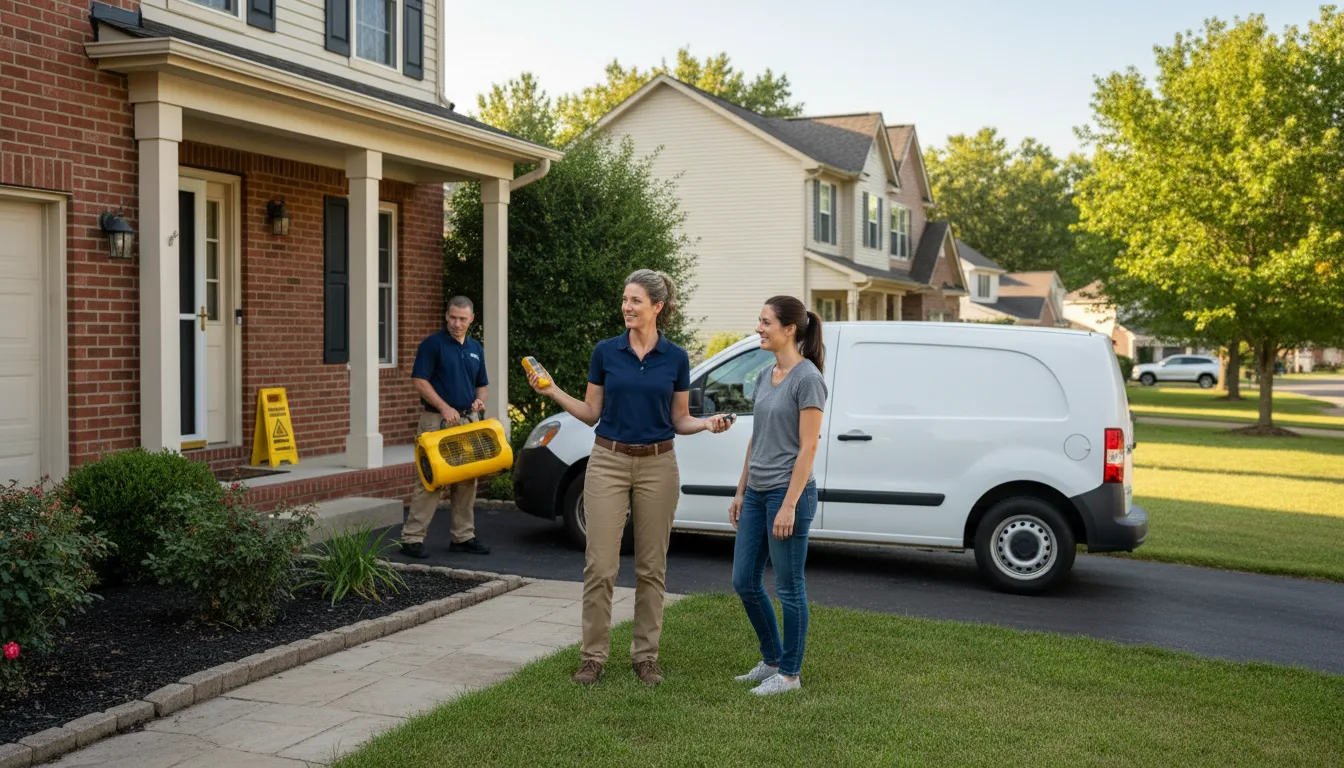 Water restoration image for Fire And Smoke Damage Restoration in Mcqueeney, TX
